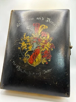 Studentika CDV Fotoalbum 85 Fotos Turnerschaft Alemannia Hildburghausen; 1912 - Bild 1 von 4