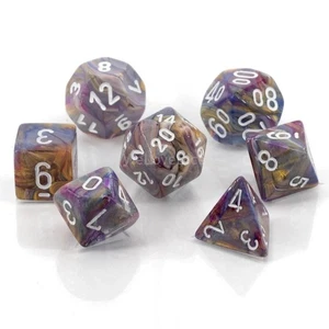 Carrusel CHESSEX con DADOS BLANCOS - JUEGO DE 7 TROQUELES D20 D12... - Imagen 1 de 1