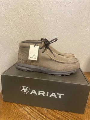 Ariat 'Spitfire' Lace-Up Soft Toe Work Boot Shoe Brown Bomber Men's 10.5 D NEW - Image 1 of 4