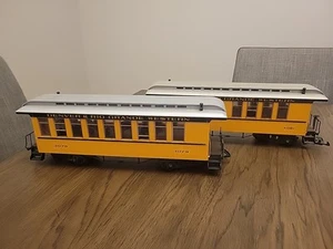 Set of two LGB G gauge Denver and Rio Grande Western Passenger cars #3079, #3081 - Picture 1 of 21