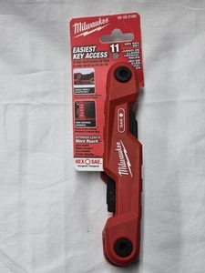 Milwaukee 48-22-2180 Juego de llaves hexagonales plegables SAE para electricista (11 piezas) - Imagen 1 de 7