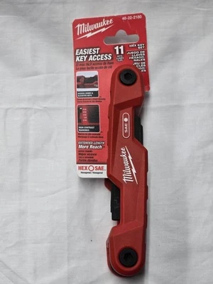 Milwaukee 48-22-2180 Electrician's SAE Folding Hex Key Set (11-Piece) - Image 1 of 4