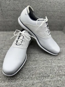 Zapatos de golf FootJoy para mujer talla 11 Traditions sin clavos gris y blanco 97898 - Imagen 1 de 12