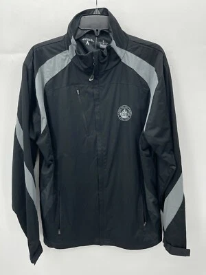 Chaqueta Green Valley Ranch Golf Club Antigua Para Hombre Grande Negra Cremallera Manga Larga Foto 1 de 4