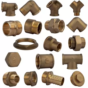 Gewindefittings aus Messing 1/8 - 2 Zoll Schraubfitting IG Fittinge Fittings AG  - Bild 1 von 88