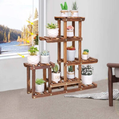 Soporte para plantas suculentas estante-plantador soporte para flores estantería multifuncional Foto 1 de 4