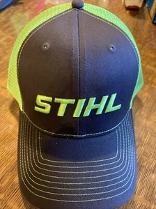 NWT STIHL safety green cap hat. adjustable A9 - Picture 1 of 3