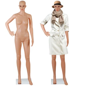 69" Female Mannequin Full Body Maniquine Model Stand Adjustable Metal w/Base - Picture 1 of 24