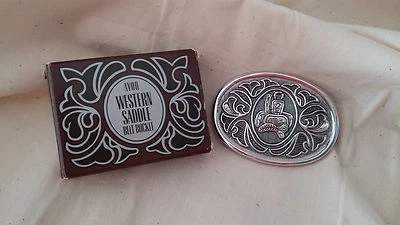 AVON женщины Western ремень пряжка - седло стиль 1980-х - новый - Изображение 1 из 2