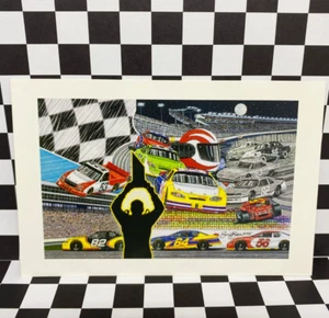 NASCAR Sam Bass 2005 Lowe's Motor Speedway Print 6x4 - Bild 1 von 2