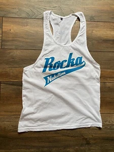 Rocka Nutrition Stringer/Tanktop/Muskelshirt, L, Weiß, Fitness - Bild 1 von 4