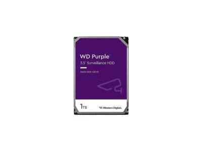 Disco duro interno de vigilancia Western Digital 1 TB WD púrpura HDD - SATA 6 Gb/s Foto 1 de 4