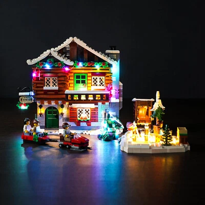 LOCOLEE LED Licht Kit für Lego 10325 Alpine Lodge Winter Village Dekoration Customized