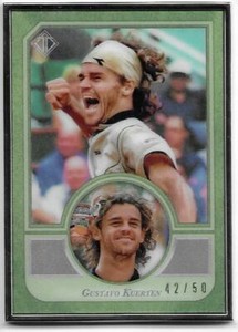 2020 Topps Transcendent Collection Hall of Fame Tennis #15 GUSTAVO KUERTEN 42/50