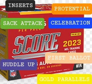 🟡🟡 2023 Panini Score Football Cards 🟡 GOLD INSERTS 🟡 Complete Your Set 🟡🟡