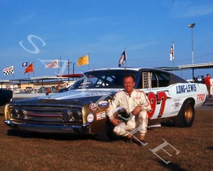 RED FARMER 1971 #97 LONG LEWIS ARCA FORD AT DAYTONA 8X10 GLOSSY PHOTO #W3 - Picture 1 of 1