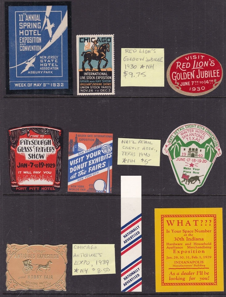 USA^^^ x9   1930's  private KEYS    LABELS /CIND retail++    @ rum2001us1011 - Image 1 of 1