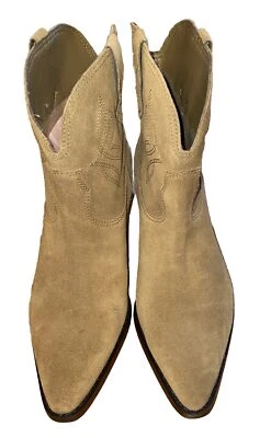 NINE WEST FOOTWEAR Botín Gamuza Texen Bordado - Marrón Talla 8.5M Nuevo sin Caja Foto 1 de 3