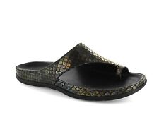 Strive Capri Ii - Women's Comfort Sandal With Arch Su Black Snake - 9.5 Medium