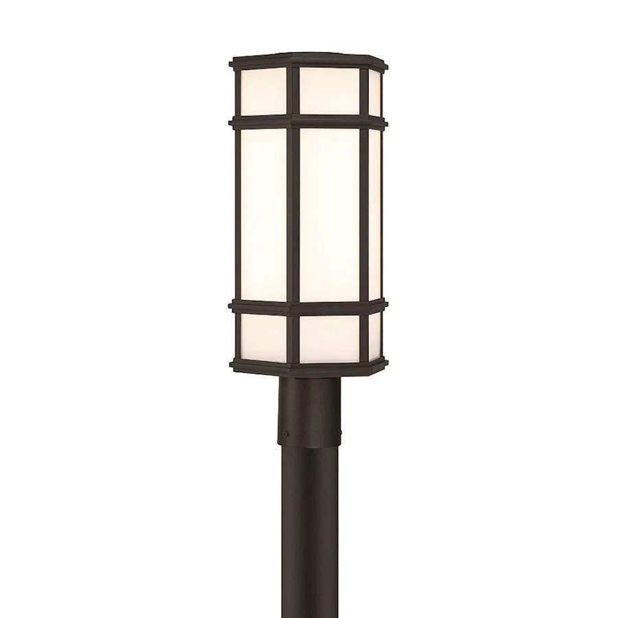 Eurofase Monté 1 Luz 20" Exterior LED Poste Luz, Negro Satinado - 42690-016 Foto 1 de 1