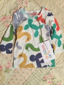 Camiseta Gorman Bebé Niña Niño 0 - 3 Meses Mangas Largas 95% Algodón Orgánico - Imagen 1 de 3