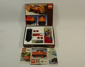 Rare Vintage 1974 Lego Set Original Box 723 Diesel Locomotive European German - Picture 1 of 24