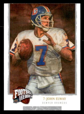 John Elway 2008 Upper Deck Football Heroes  Card #231 Denver Broncos - Image 1 of 2