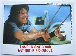 Fright Flicks 1988 Topps Card #73 (NM) ~ A Nightmare on Elm Street 3 Movie Scene - Picture 1 of 2