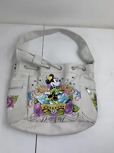 Disney Parks Minnie Mouse Purse Walt Disney World White Bling Is My Thing Bag - Picture 1 of 6