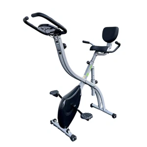Stationary Bike Foldable 3 IN 1 LCD 8 Levels Adjustment Home Gym Workout Cardio - Picture 1 of 9