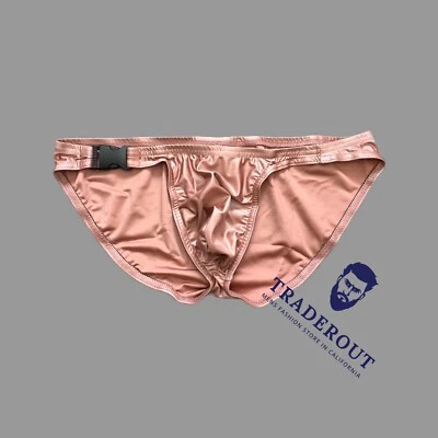N2N Bodywear Hombres Color Desnudo Húmedo Fire Island Natación Bikini Traje de Baño Talla L XL Foto 1 de 4