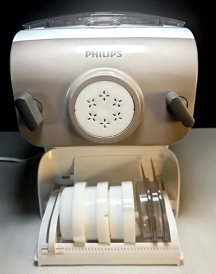 Philips Premium  Automatic Pasta & Noodle Maker White -HR2357 w/ Accessories  - Image 1 of 4