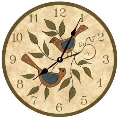 Folk Birds Clock - Image 1 of 4