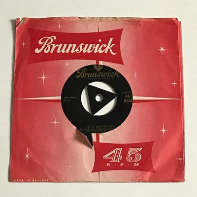 Bing Crosby, The Mellowmen.. - Let's Harmonize/Sleigh ..7" Record - 45-05501 VG+ - Image 1 of 4