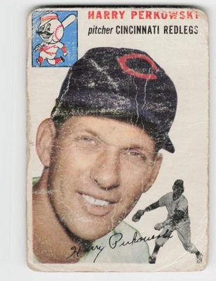 1954 Topps #125 Harry Perkowski - Image 1 of 2