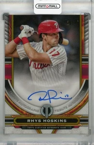 2023 Topps Tribute Philadelphia Phillies Rhys Hoskins Autographs Gold 20/75 - Bild 1 von 2