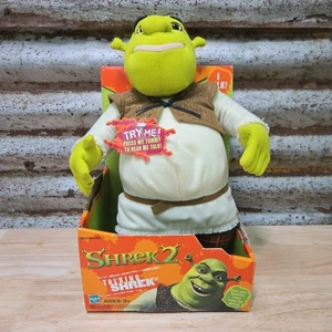 Peluche Hasbro Shrek 2 Talking Shrek 2004 nuevo - Imagen 1 de 7