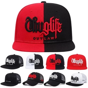 Gorra de béisbol Thug Life bordada con cierre a presión - 2025 Hip-Hop Moda Unisex - Imagen 1 de 50