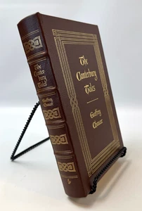 Easton Press The Canterbury Tales by Geoffrey Chaucer 1978 Leather Bound HC VG - Foto 1 di 5