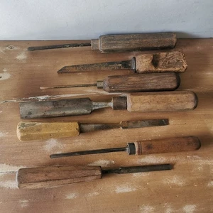 Lot of old wooden scissors studs... / ref A327 - Picture 1 of 13