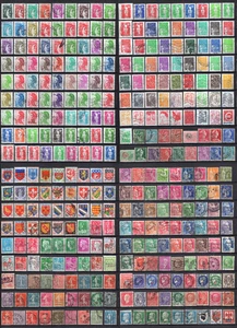 gros Lot France Oblitéré petit format dont Moderne  x324 tous différents  TBE - Picture 1 of 5