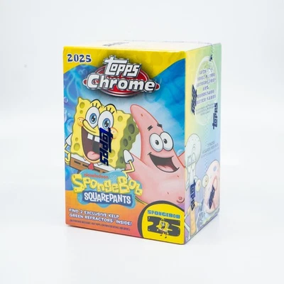 2025 Topps Chrome Spongebob 25th Anniversary Value Blaster Box