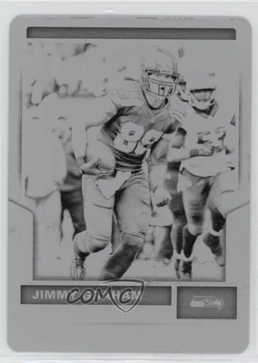 Placa de impresión de partituras 2017 negra 1/1 Jimmy Graham #34 04u5 Foto 1 de 3