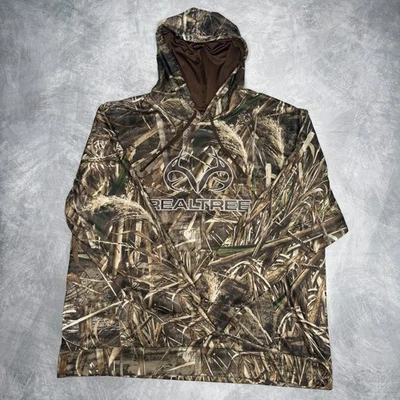RealTree Camo Hoodie Men's 2XL (50/52) Pullover Hooded Sweatshirt Hunting - Image 1 of 4