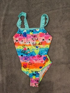 Girls 1 Piece Swimsuit Size 6/6X - Picture 1 of 3