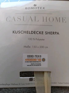 Verkaufe hier eine tolle Kuscheldecke 150x200 cm von Casual Home. - Bild 1 von 5