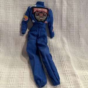 Barbie NASCAR 50th Anniversary 1998 Blue Jumpsuit Vintage - Picture 1 of 6