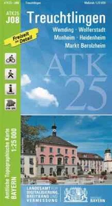 Wander-, Radkarte Treuchtlingen - Franken - Foto 1 di 1