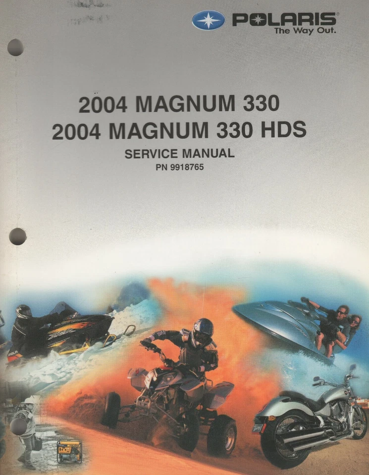 2004 POLARIS ATV MAGNUM 330, MAGNUM 330 HDS MANUAL DE SERVIÇO 9918765 (847) - Imagem 1 de 1