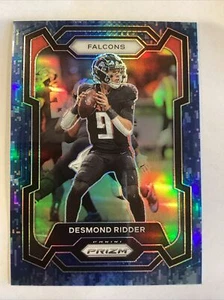 2023 Prizm Blue Camo SSP /25 Desmond Ridder #9 Falcons #03/25 Rare! - Picture 1 of 6